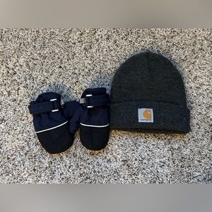 Carhartt Hat & Winter Mittens